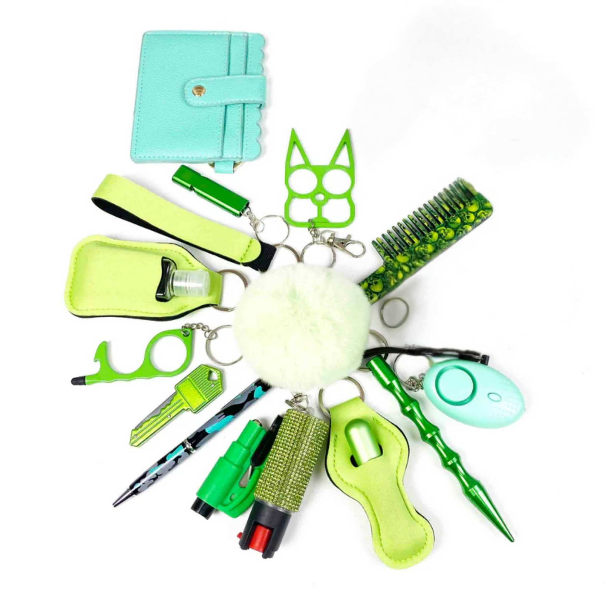 Basic 15-Piece Self-Defense Kit (Everyday Essentials)