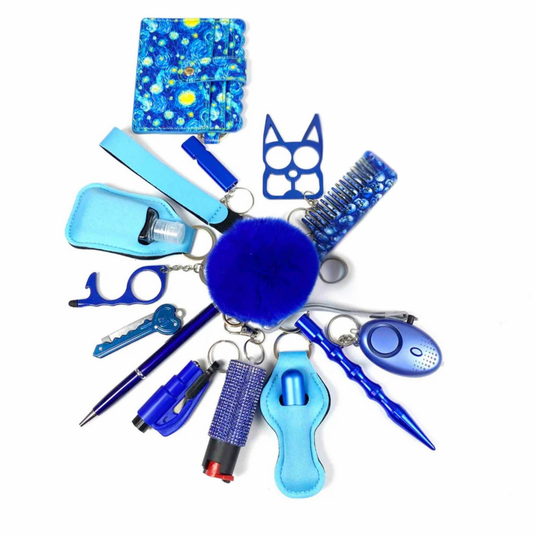 Basic 15-Piece Self-Defense Kit (Everyday Essentials)