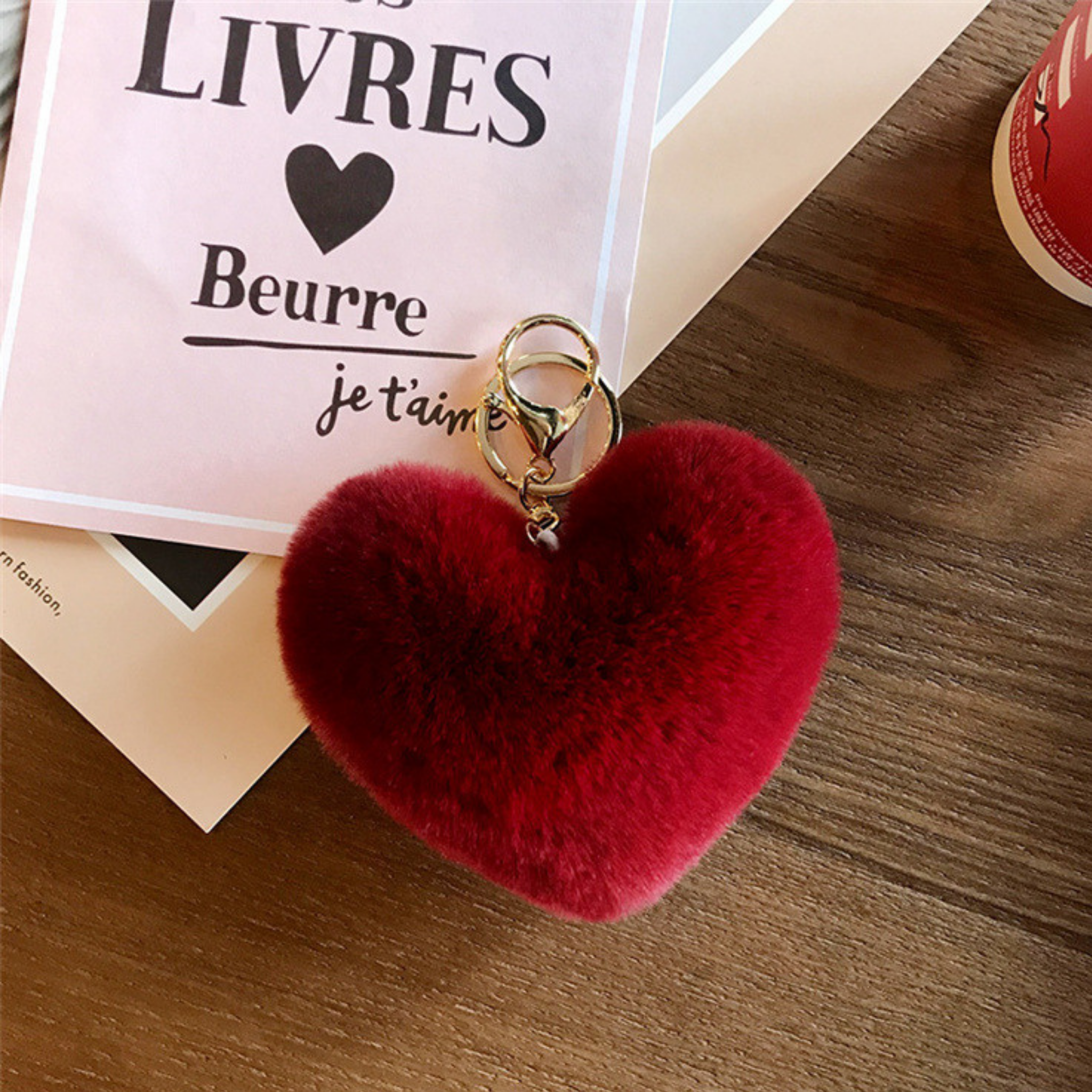 Heart-Shaped Furr Ball