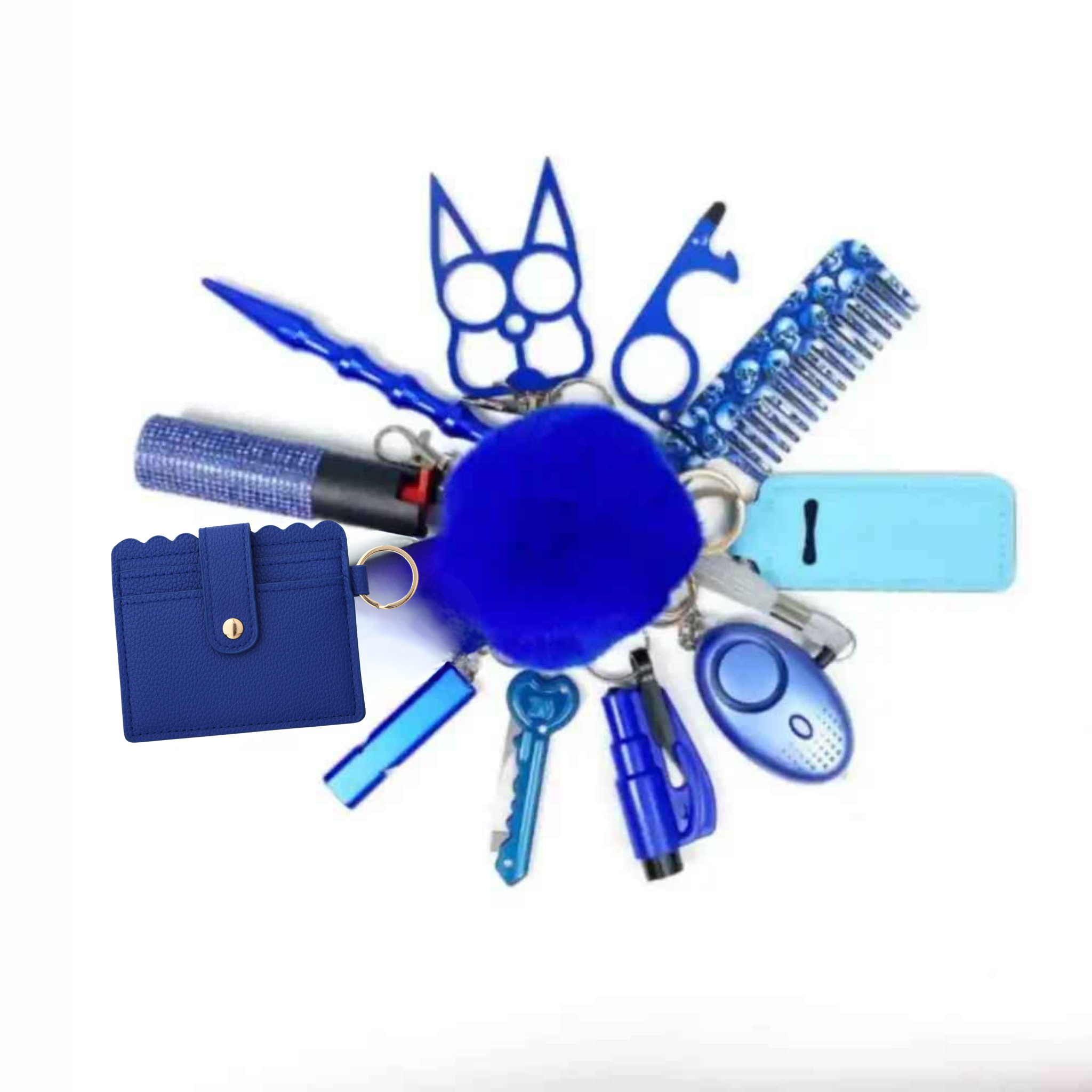 12-in-1 Self-Defense Keychain Kit – Be Stylish. Stay Safe. Always Prepared.