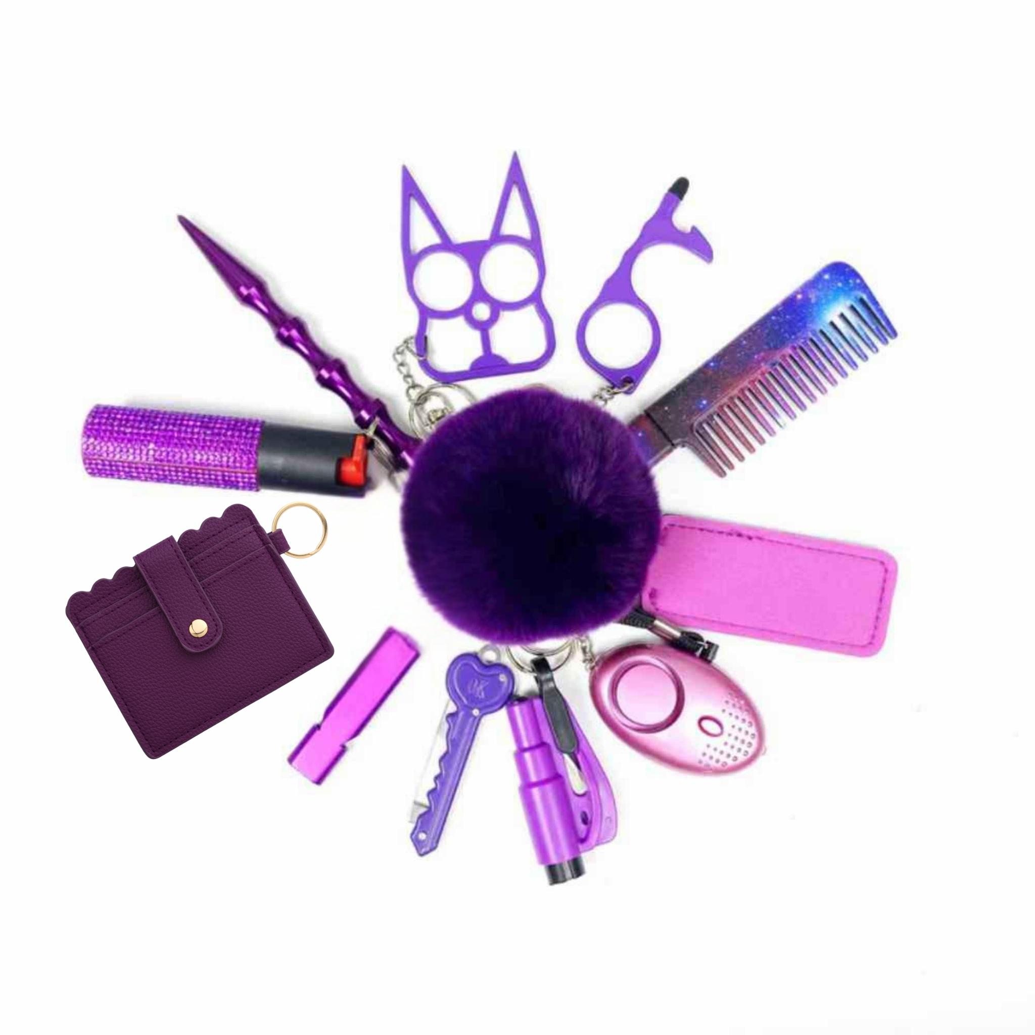 12-in-1 Self-Defense Keychain Kit – Be Stylish. Stay Safe. Always Prepared.