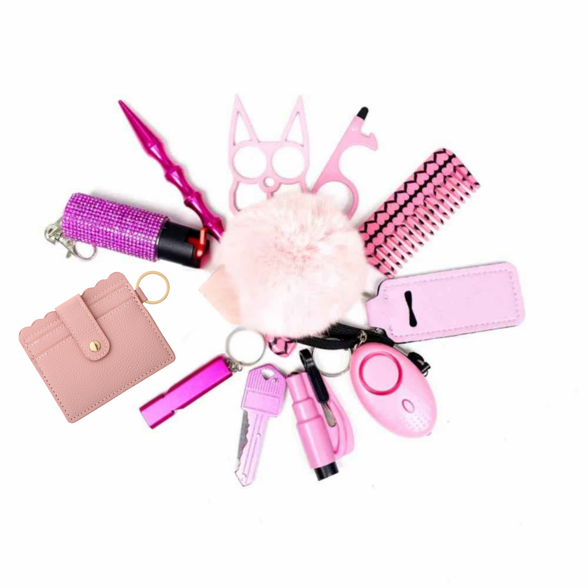 12-in-1 Self-Defense Keychain Kit – Be Stylish. Stay Safe. Always Prepared.