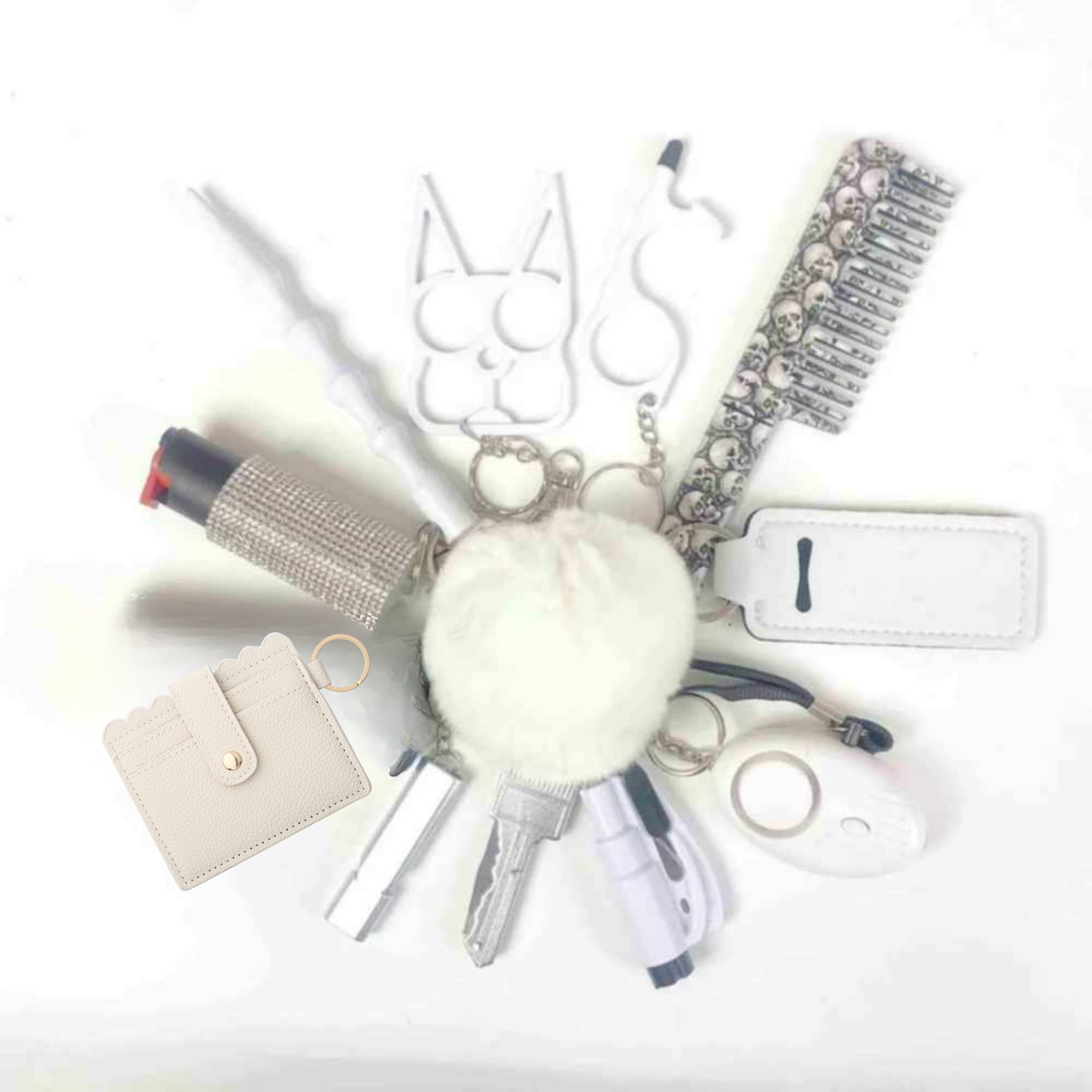 12-in-1 Self-Defense Keychain Kit – Be Stylish. Stay Safe. Always Prepared.