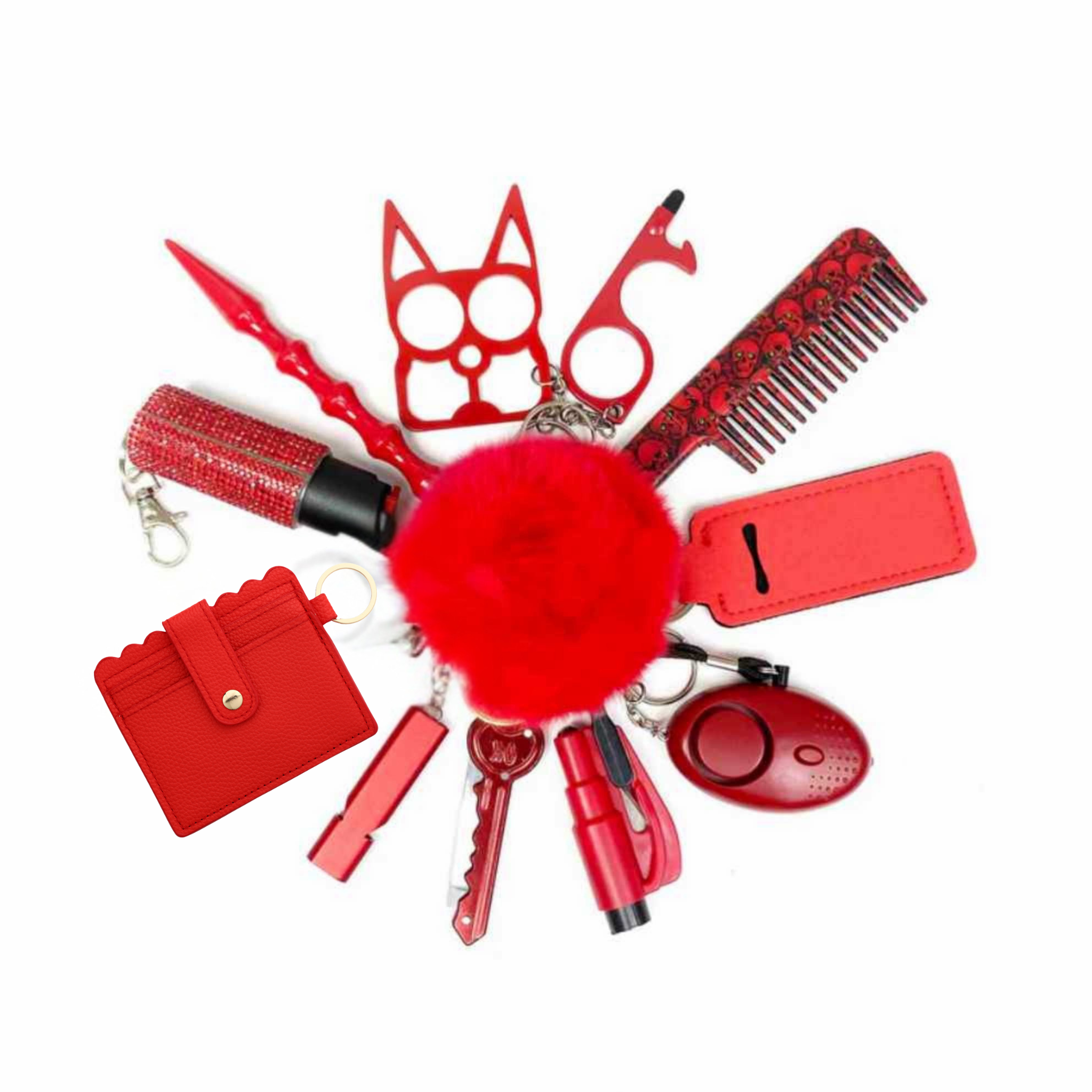 12-in-1 Self-Defense Keychain Kit – Be Stylish. Stay Safe. Always Prepared.