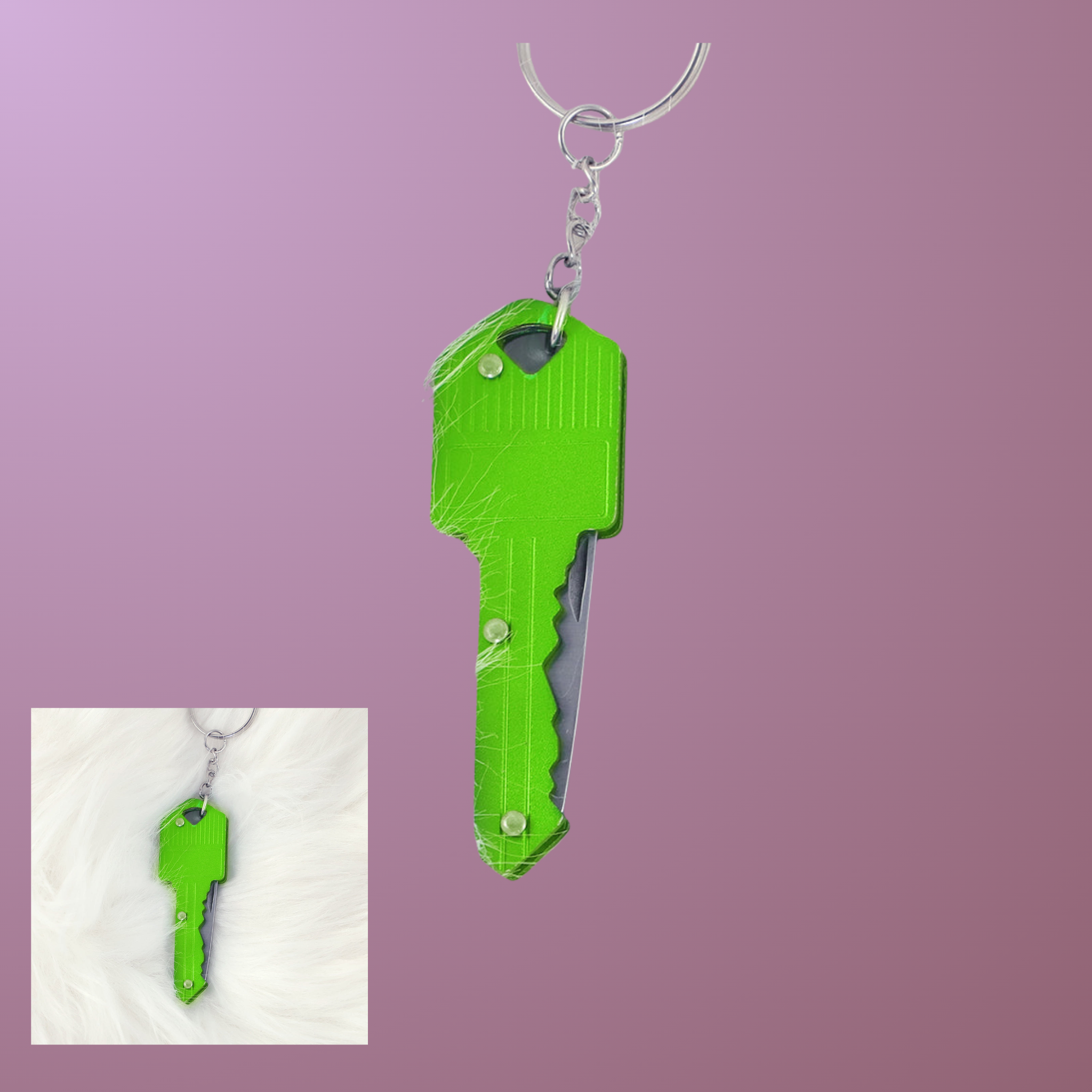 Red Key Knife - Shaped Utility Tool