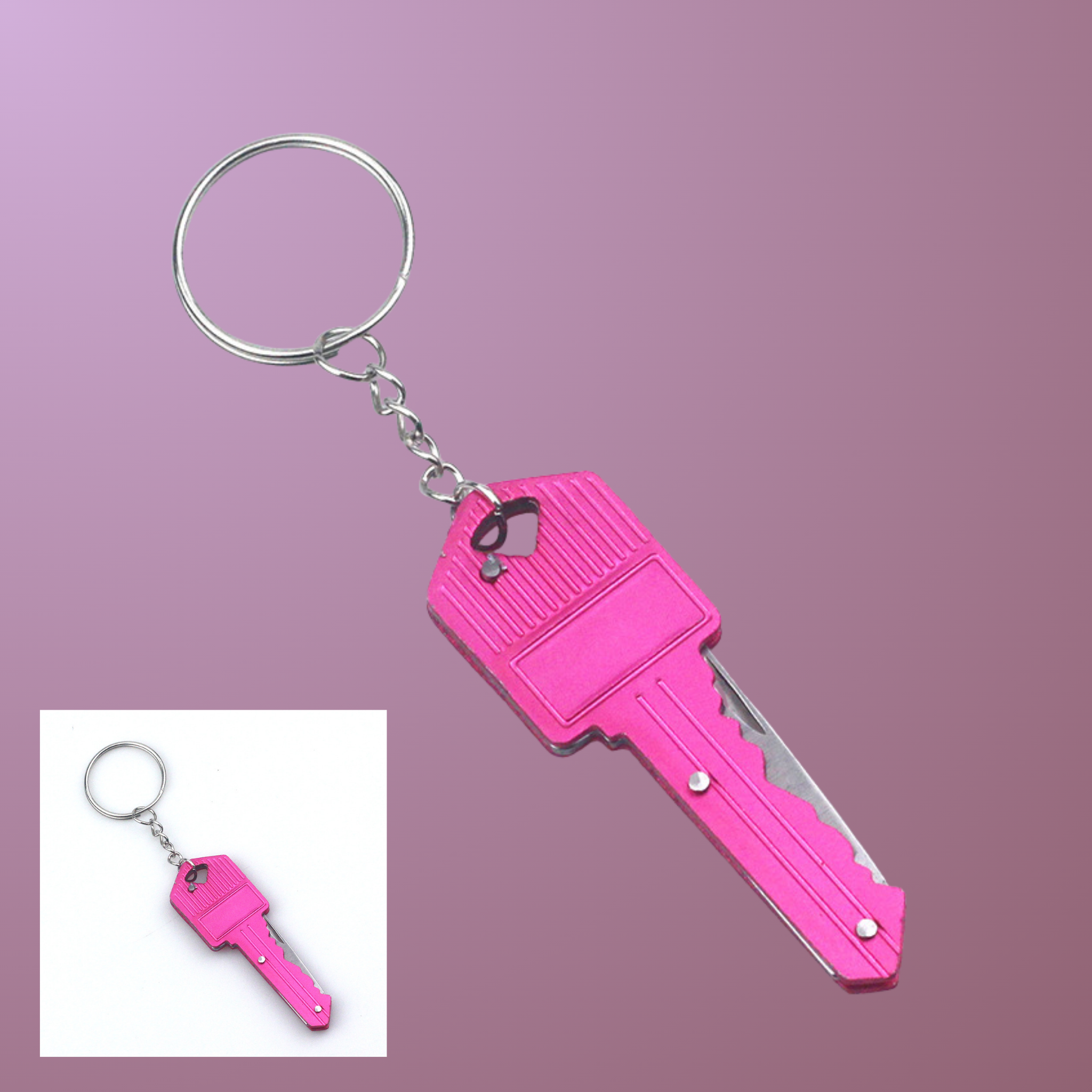 Pink Key Knife - Shaped Utility Tool